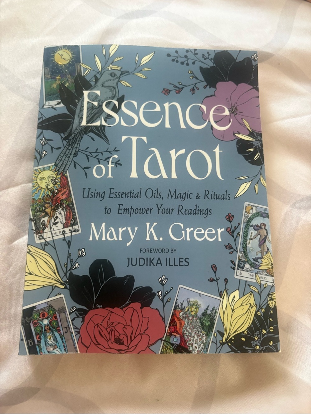 Mary Kay Essence of Tarot — Blue Floral & Botanical Cover